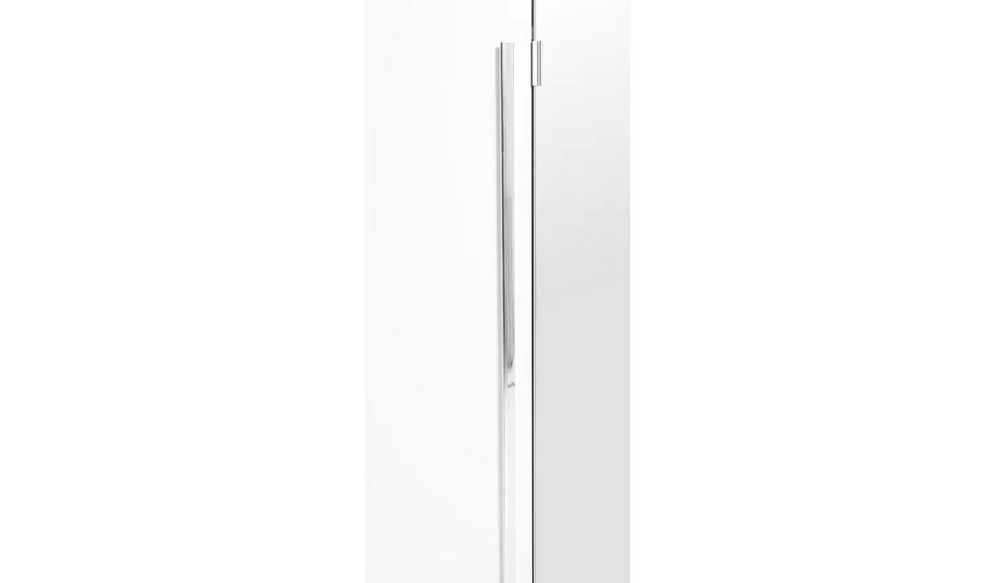Habitat Munich 3 Door Mirror Wardrobe - White